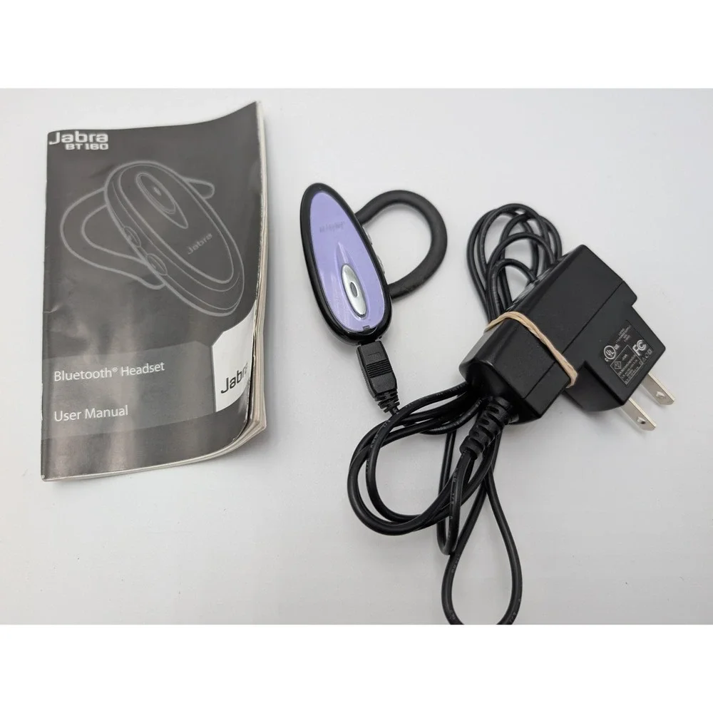 BlueTooth Headset JABRA BT160 With Charger Tested & Working